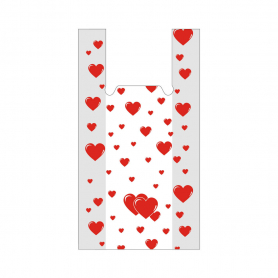 П-майка  28х50 — 13 мкм «Сердечки» (100/2500)