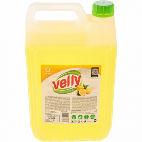 Ср-во д/мытья посуды «Velly» лимон кан. 5,0 кг. /4  (125428)