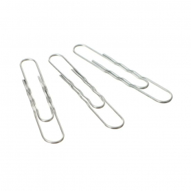 Скрепки канцелярские 50 мм (50 шт) гофрир.